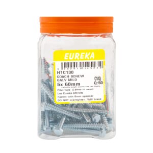 Coach Screw Galv Mild 5X60Mm Q.50