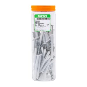 Nail In White Rimmed 6X70Mm
