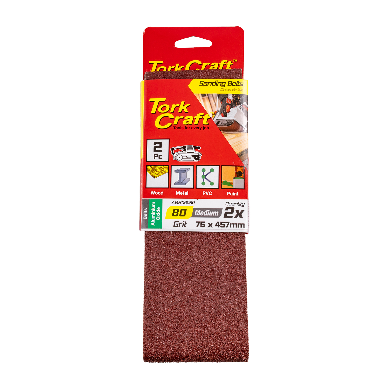 Sanding Belt 75X457 80G
