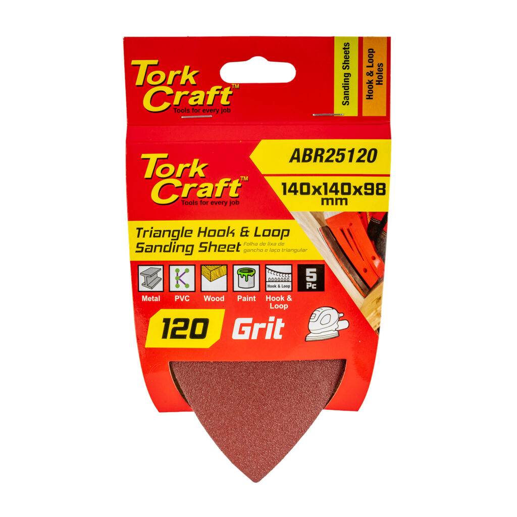Sanding Triangle 120G Velcro