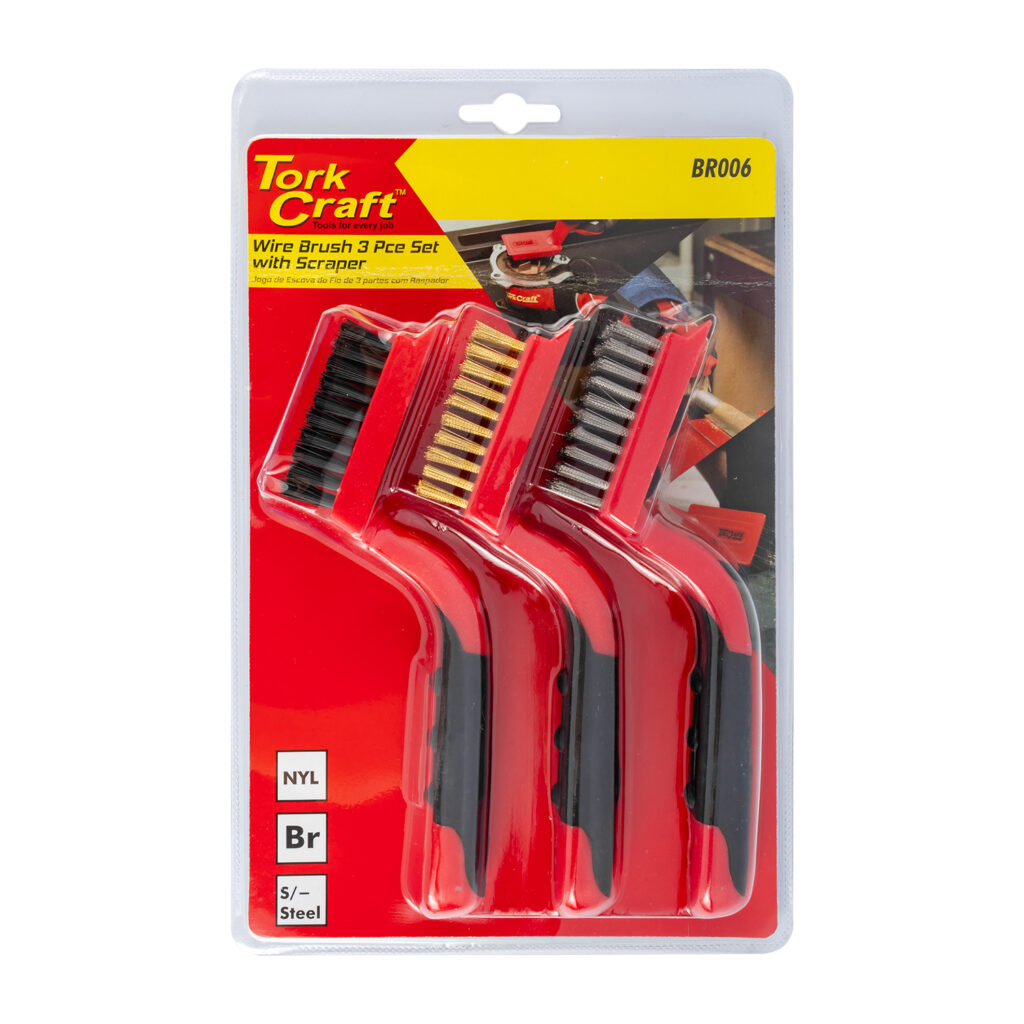 Wire Brush Set Brass Soft