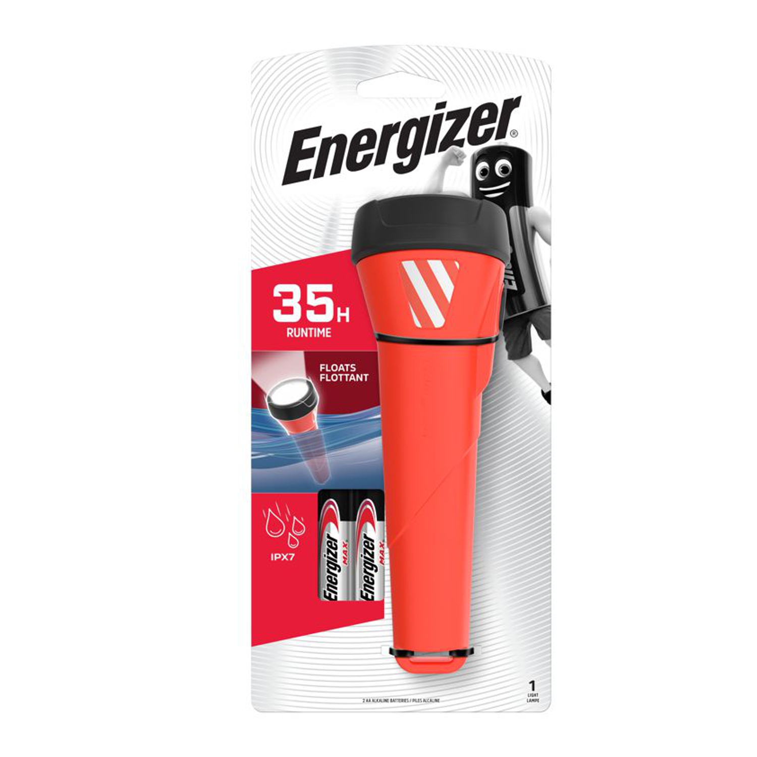Energizer Waterproof Torch 2Xaa