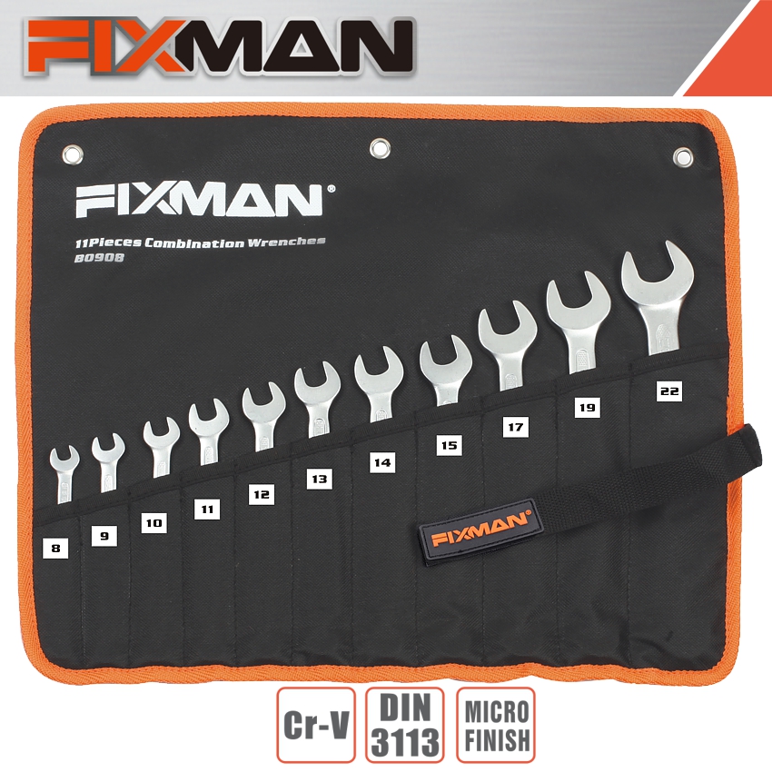 Fixman 11Pce Combo Spanner
