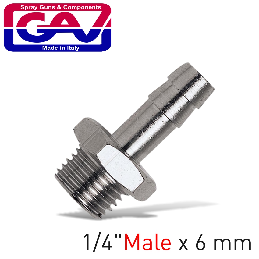 Hose Adaptor 1/4X6Mm