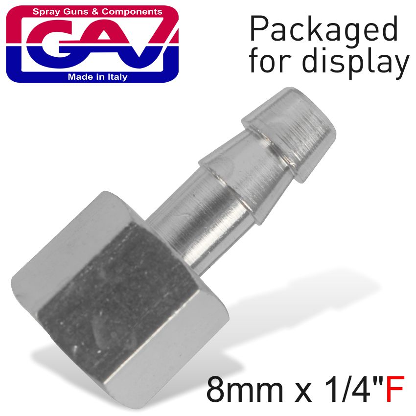 Hose Adaptor 8Mm X 1/4 F