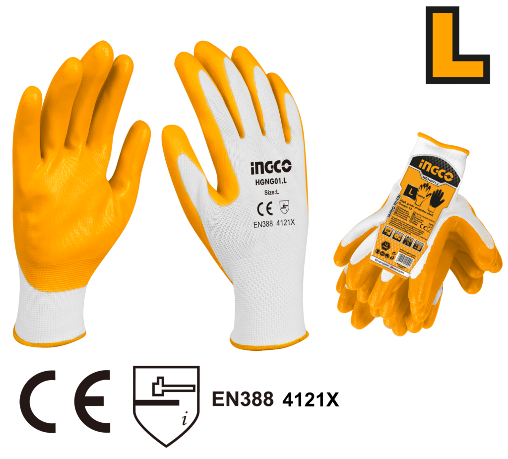 Ingco Gloves Nitrile Pair