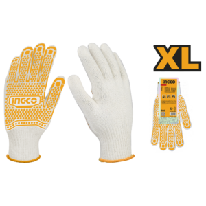Ingco Gloves Pvc Knit M/Duty