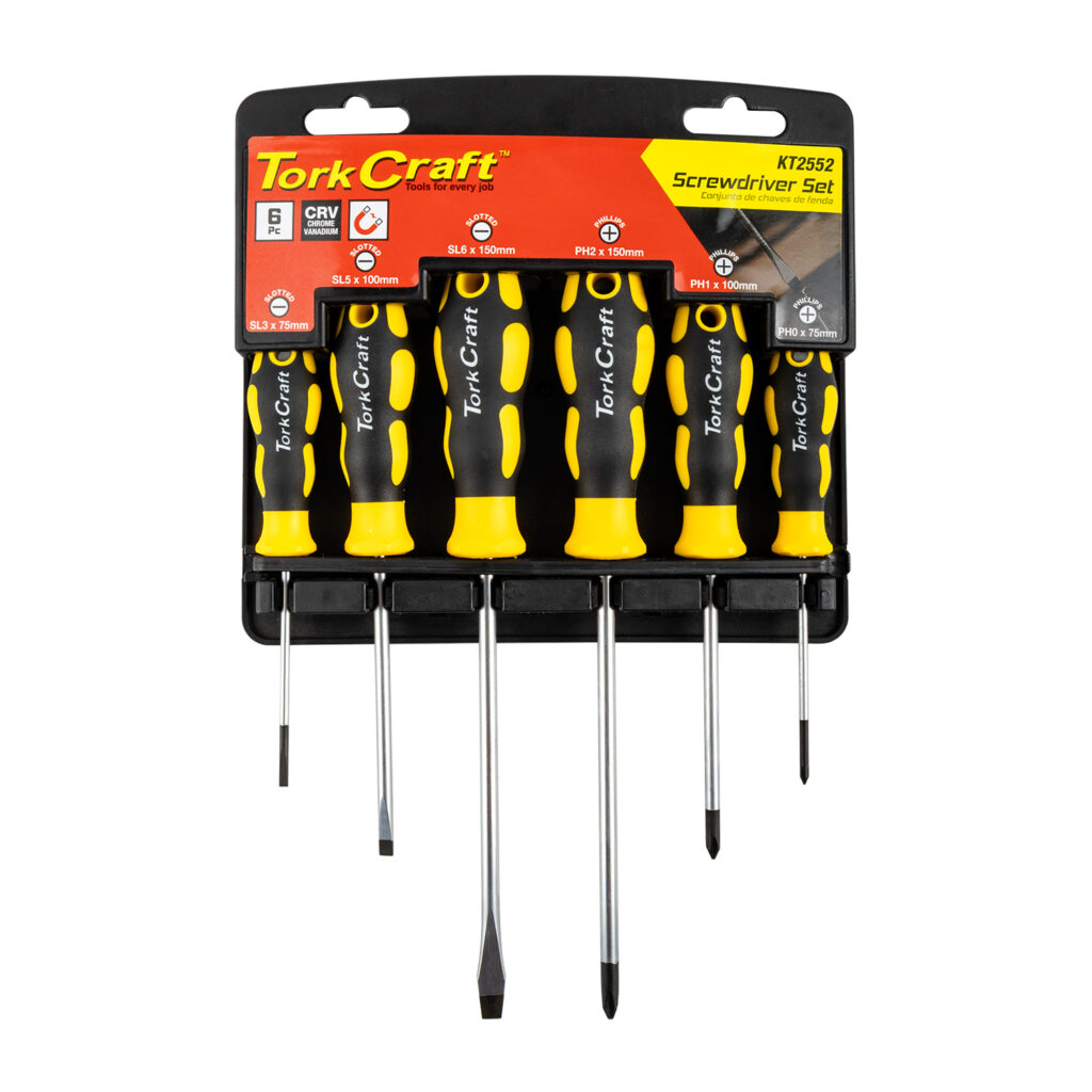 Screwdriver Set 6Pce Tork