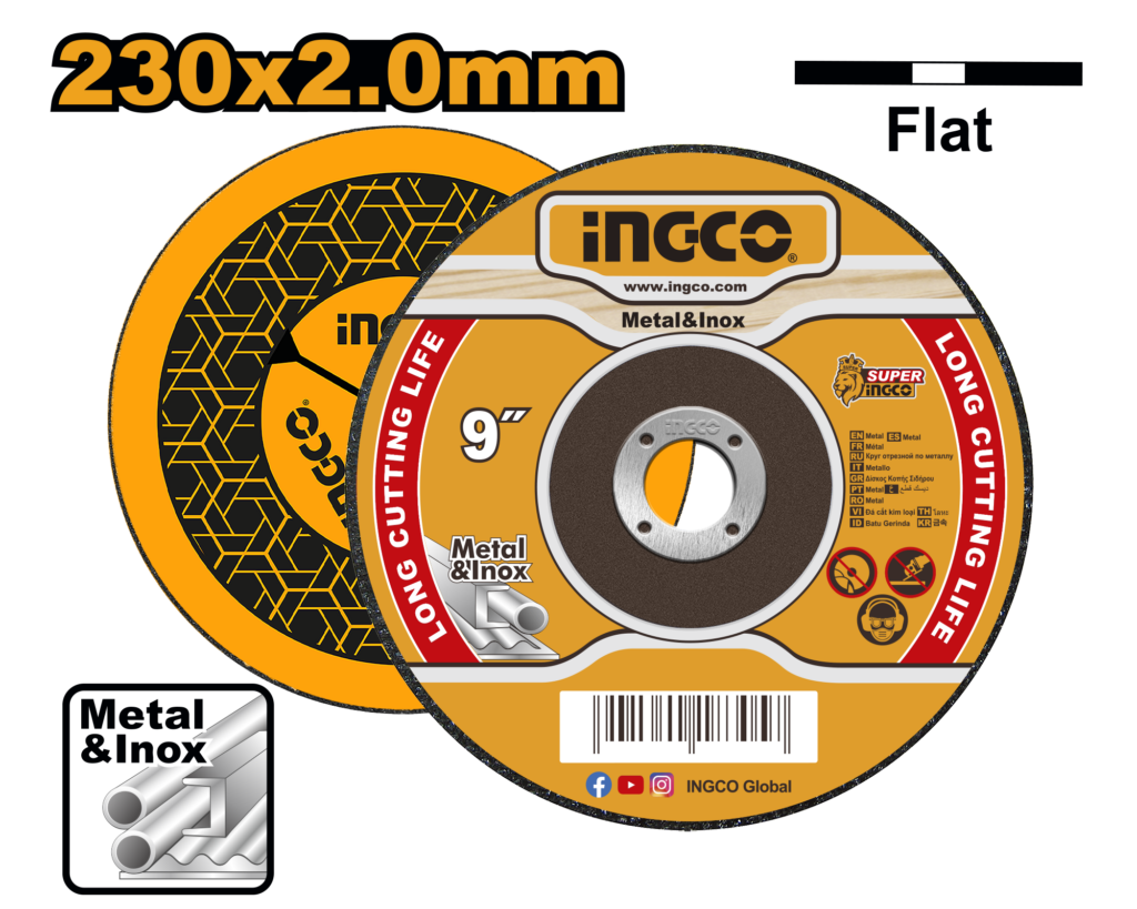 Ingco Cutting Disc  230X2X22.2Mm