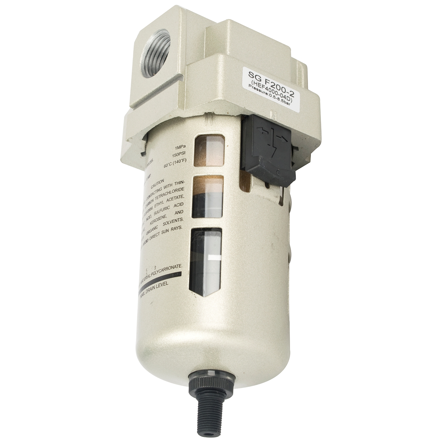 Filter In Line 15Mm W/Auto Drain