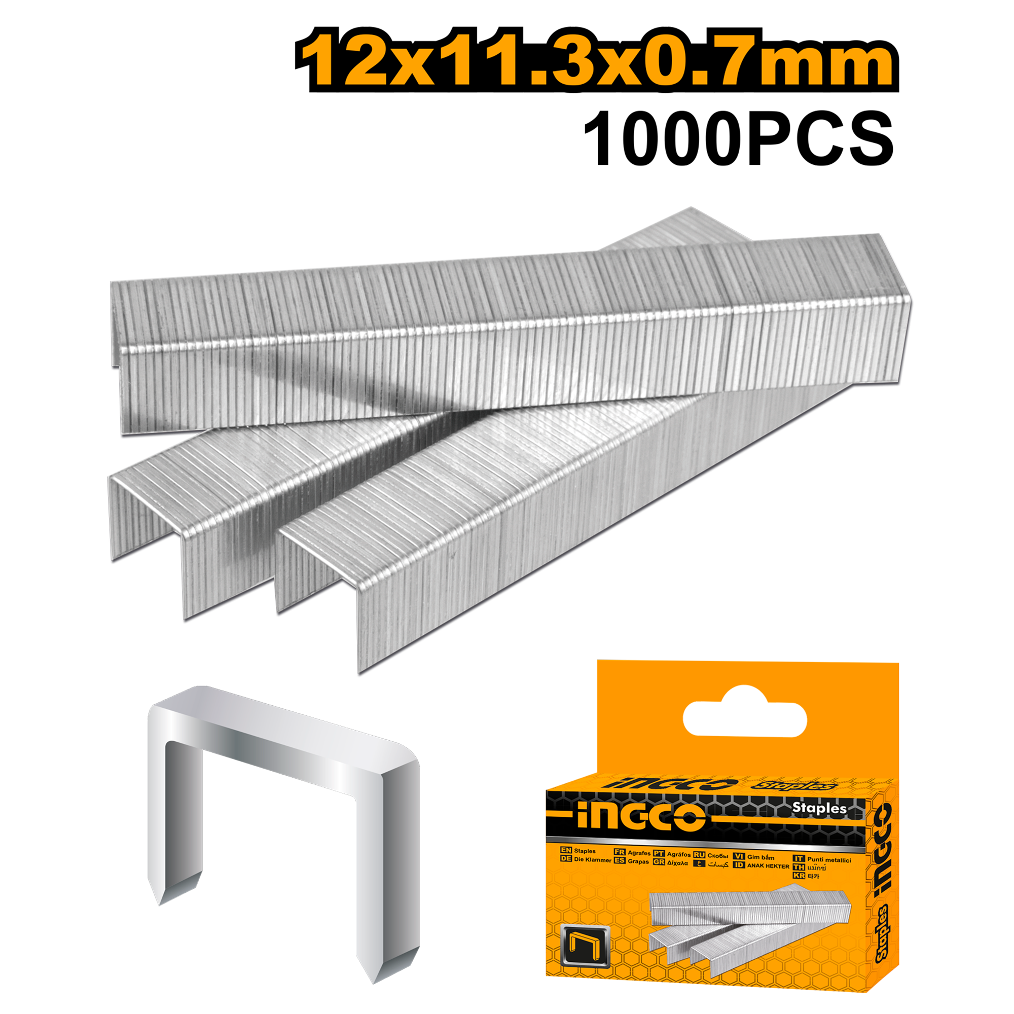 Ingco Staple 12Mmx0.71Mm X1000
