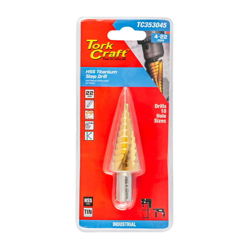Step Drill Hss 4-22X2Mm Spiral