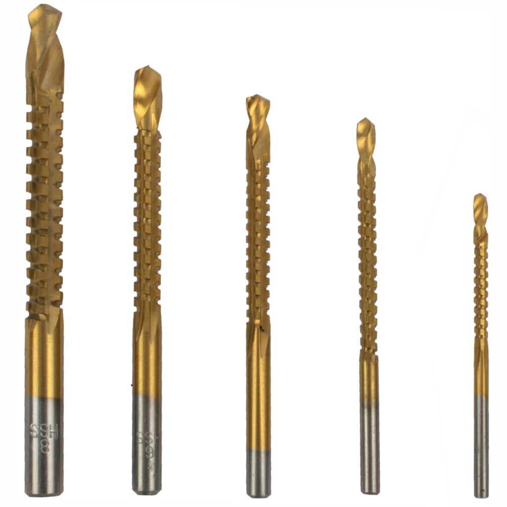 Drill Saw Set Hss Tin Coated