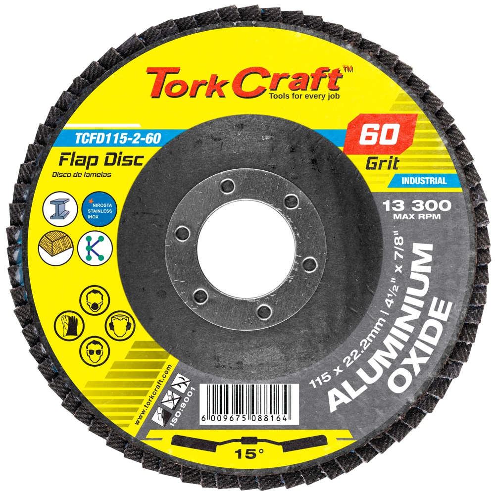 Disc Flap 15Deg Angle 60 Grit
