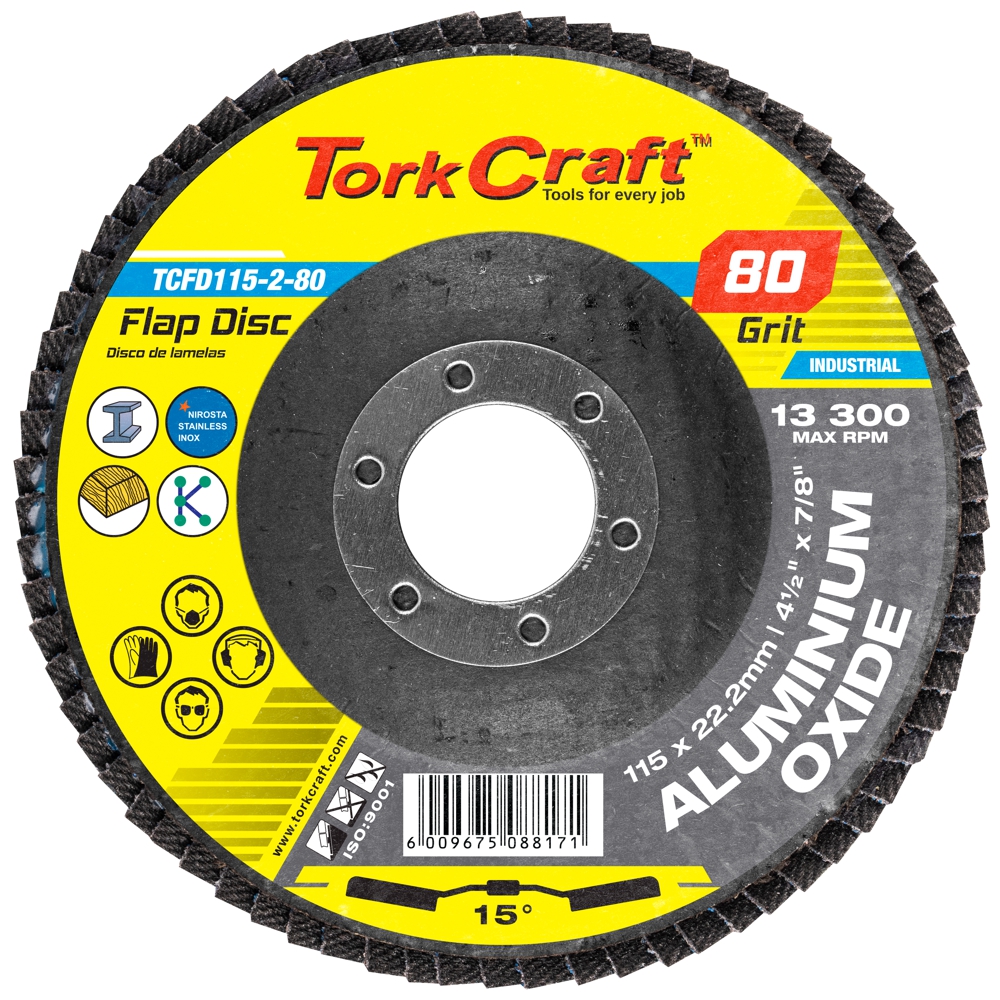 Disc Flap 15Deg Angle 80 Grit