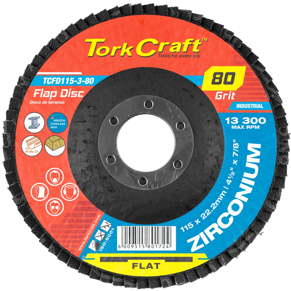 Flap Disc 115Mm 80Gt Zirconium