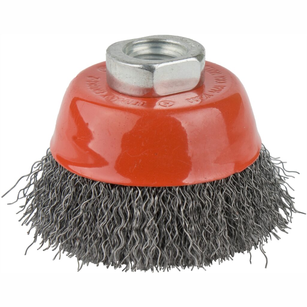 Wire Brush Cup Crimped Plain