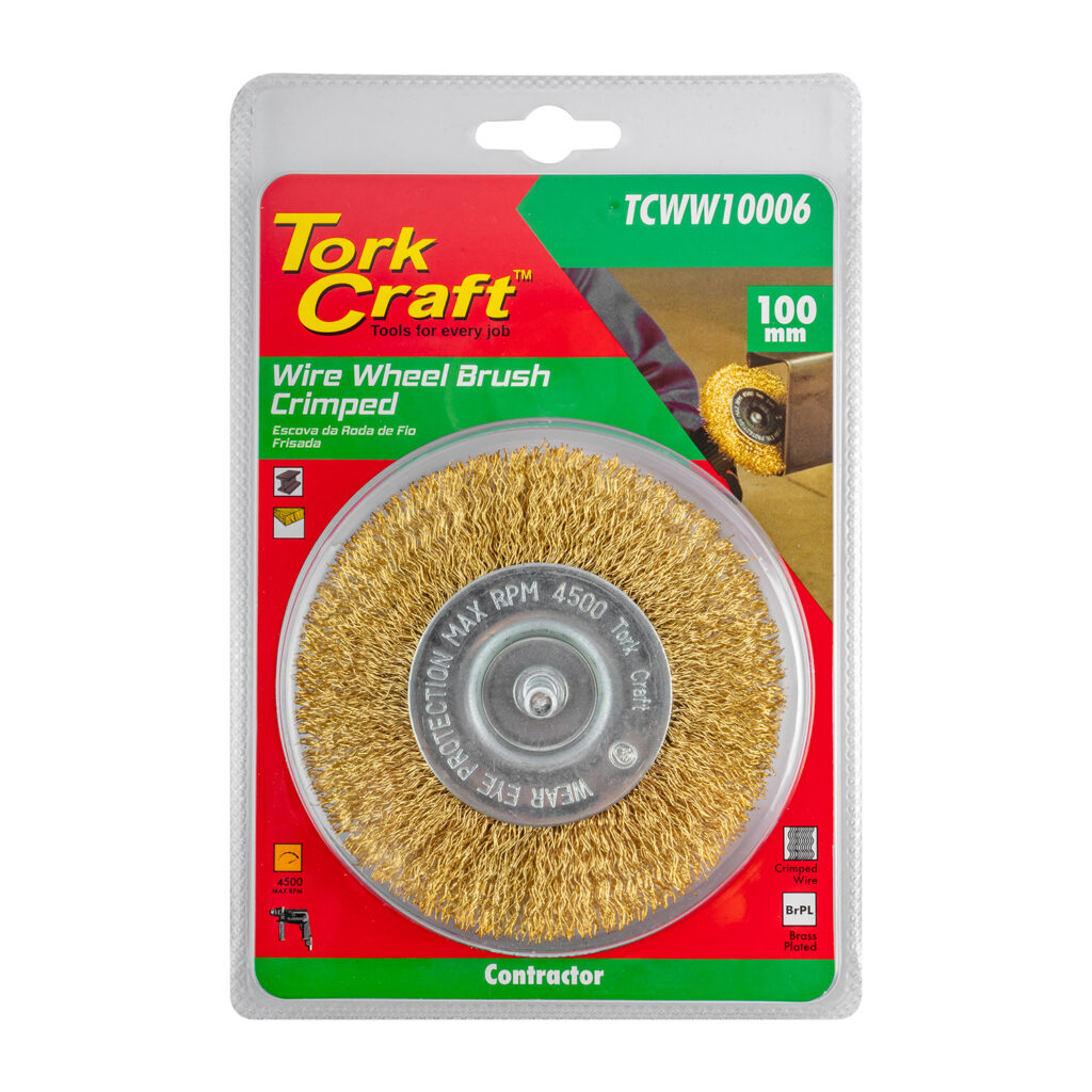 Wire Wheel Brush 100X6Mm Shaft