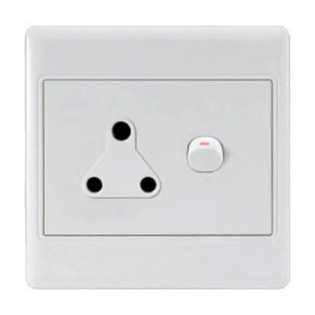 Ausma Wall Socket Single 4X4