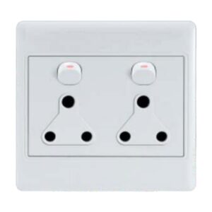 Ausma Wall Socket Double 4X4