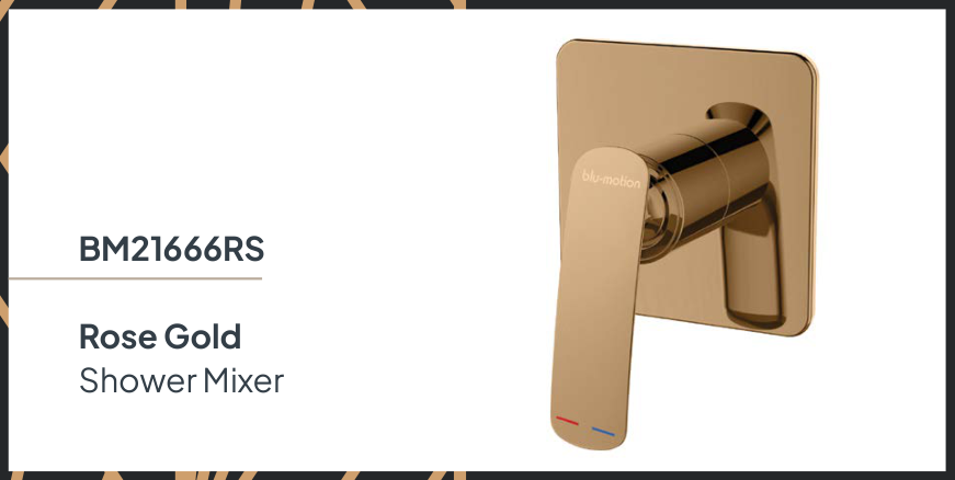 Eleganz Showermixer Rosegold
