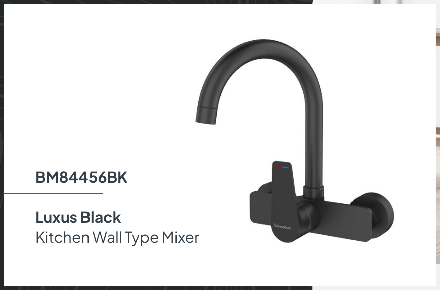 Luxus Sinkmixer Blk Wall
