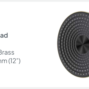 Shower Rose Brass Rnd 300X41Mm
